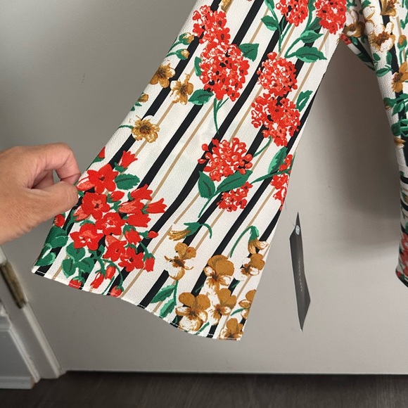 Zara printed wrap shirt nwt - Picture 2 of 5